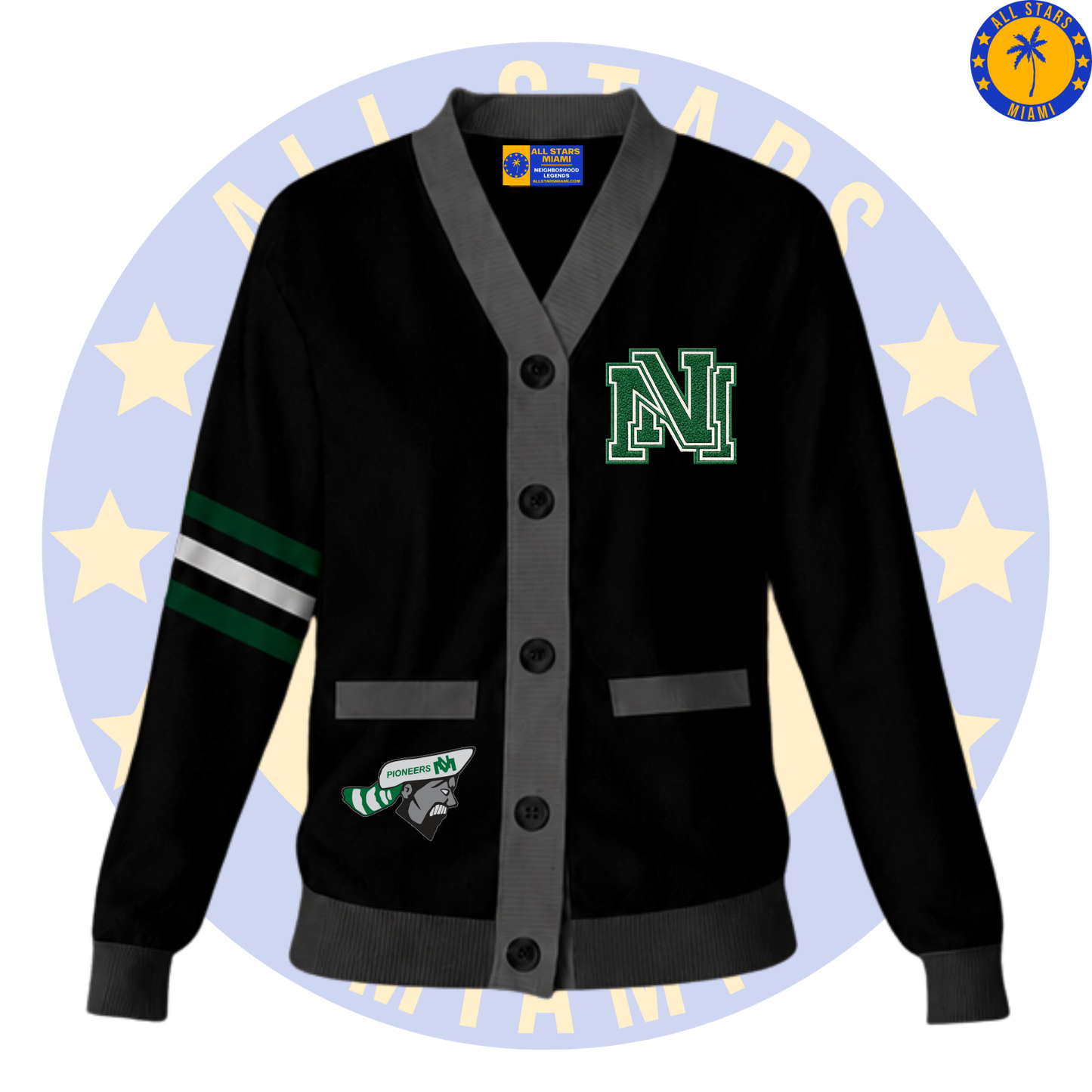 North Miami Pioneers Cardigan