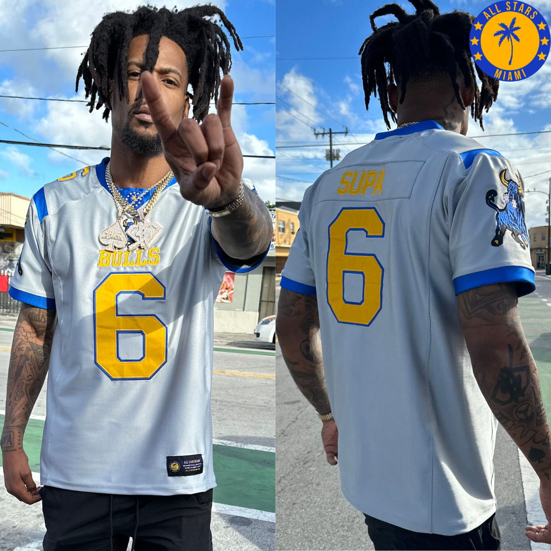 MIAMI NORTHWESTERN BULLS FOOTBALL JERSEY
