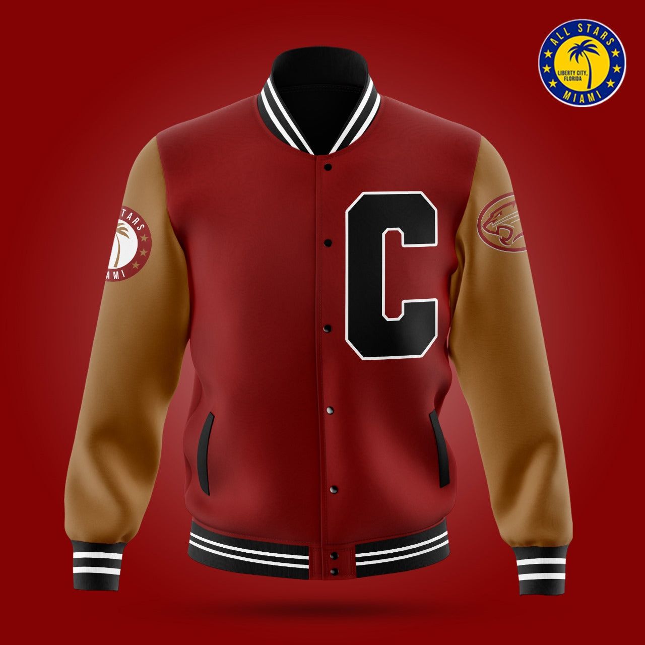COCONUT CREEK VARSITY LETTERMAN JACKET