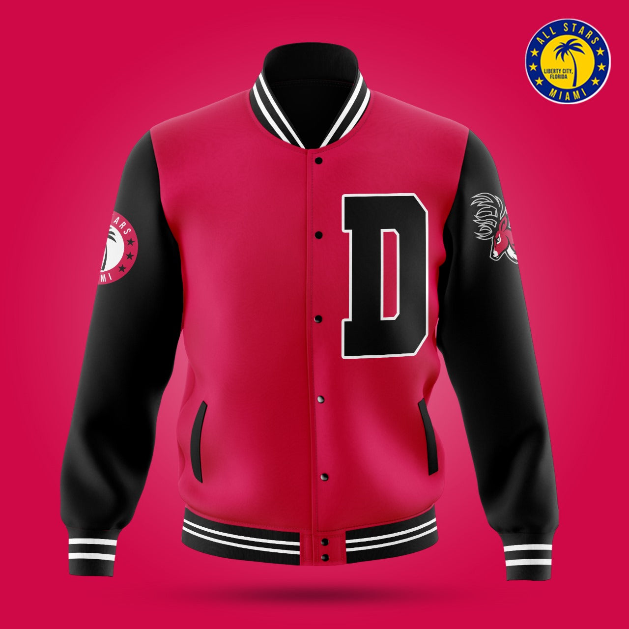 DEERFIELD BEACH VARSITY LETTERMAN JACKET