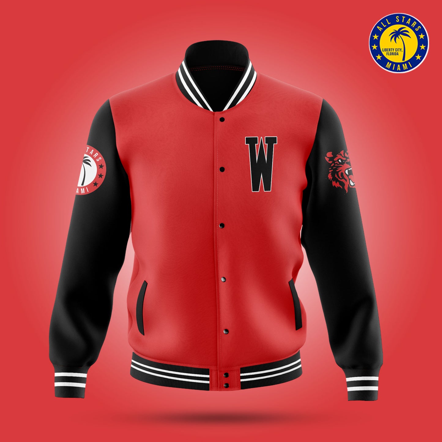 WESTLAND HIALEAH VARSITY LETTERMAN JACKET