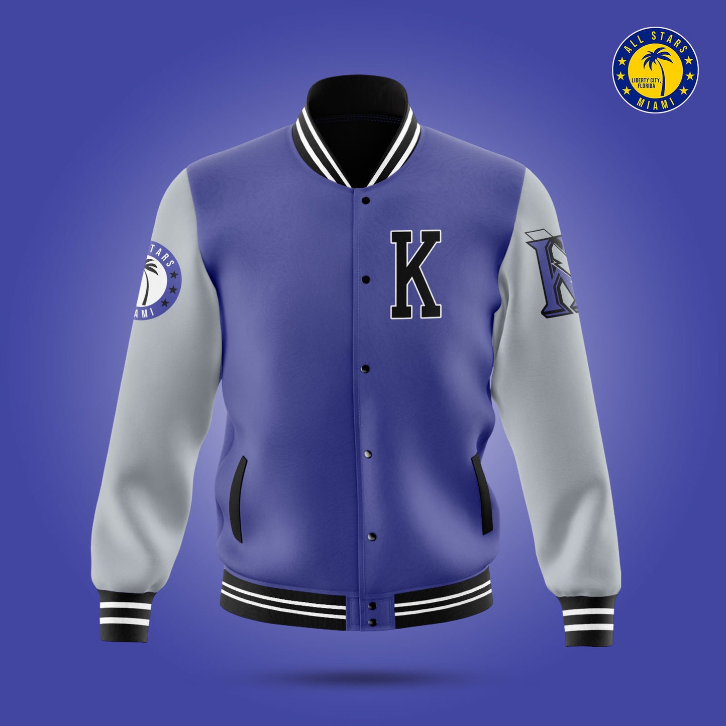 KROP LIGHTNING VARSITY LETTERMAN JACKET