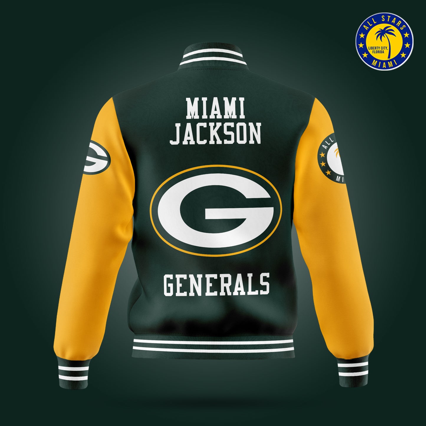 MIAMI JACKSON GENERALS VARSITY LETTERMAN JACKET
