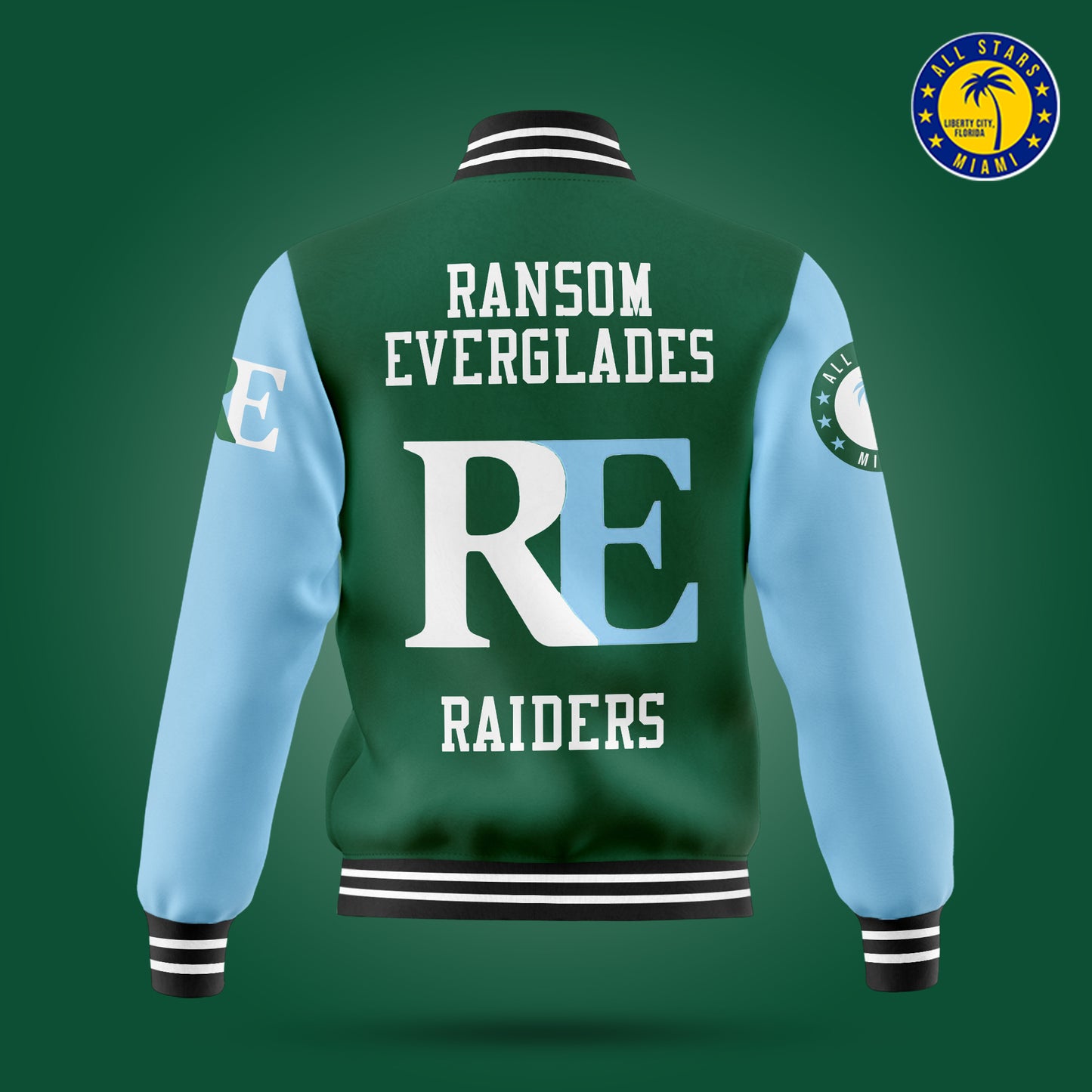 RANSOM EVERGLADES VARSITY LETTERMAN JACKET