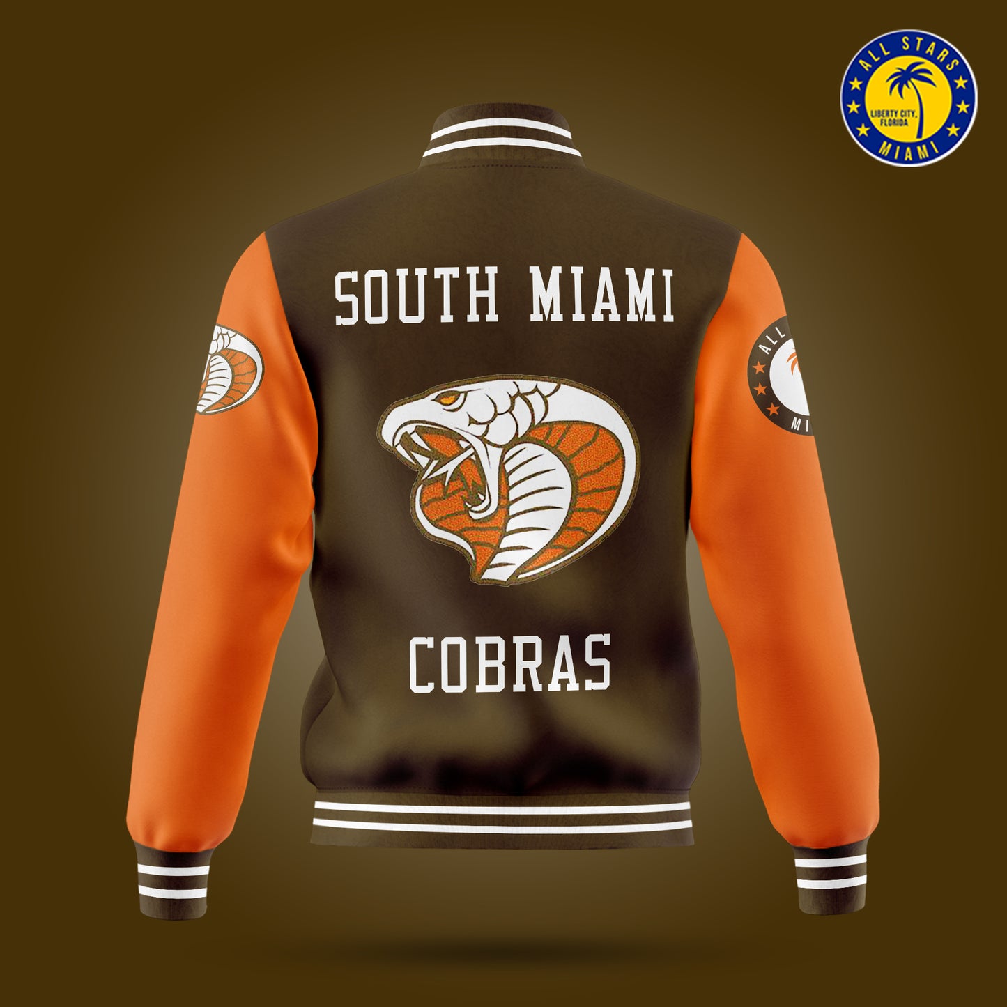 SOUTH MIAMI COBRA VARSITY LETTERMAN JACKET