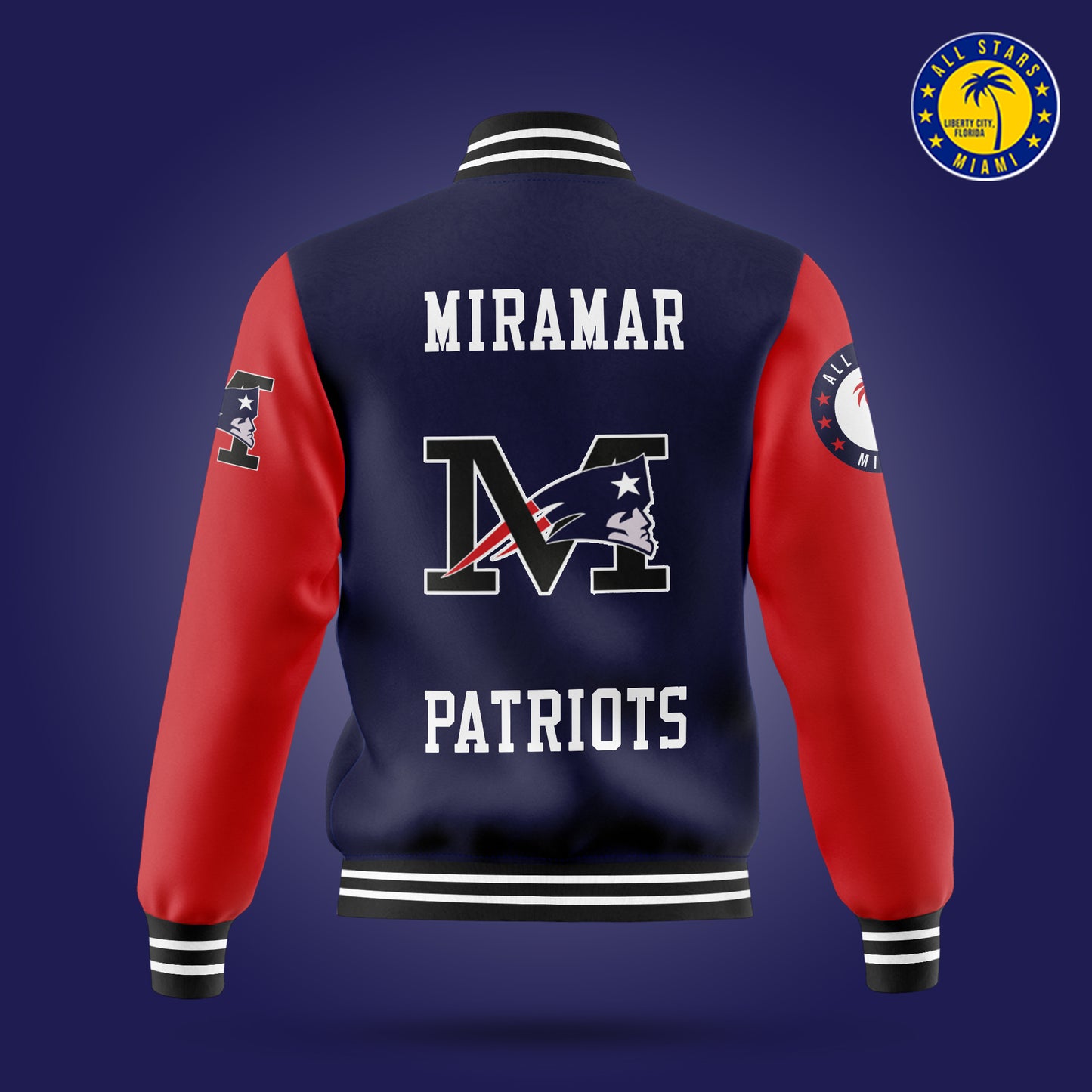 Miramar Patriots VARSITY LETTERMAN JACKET