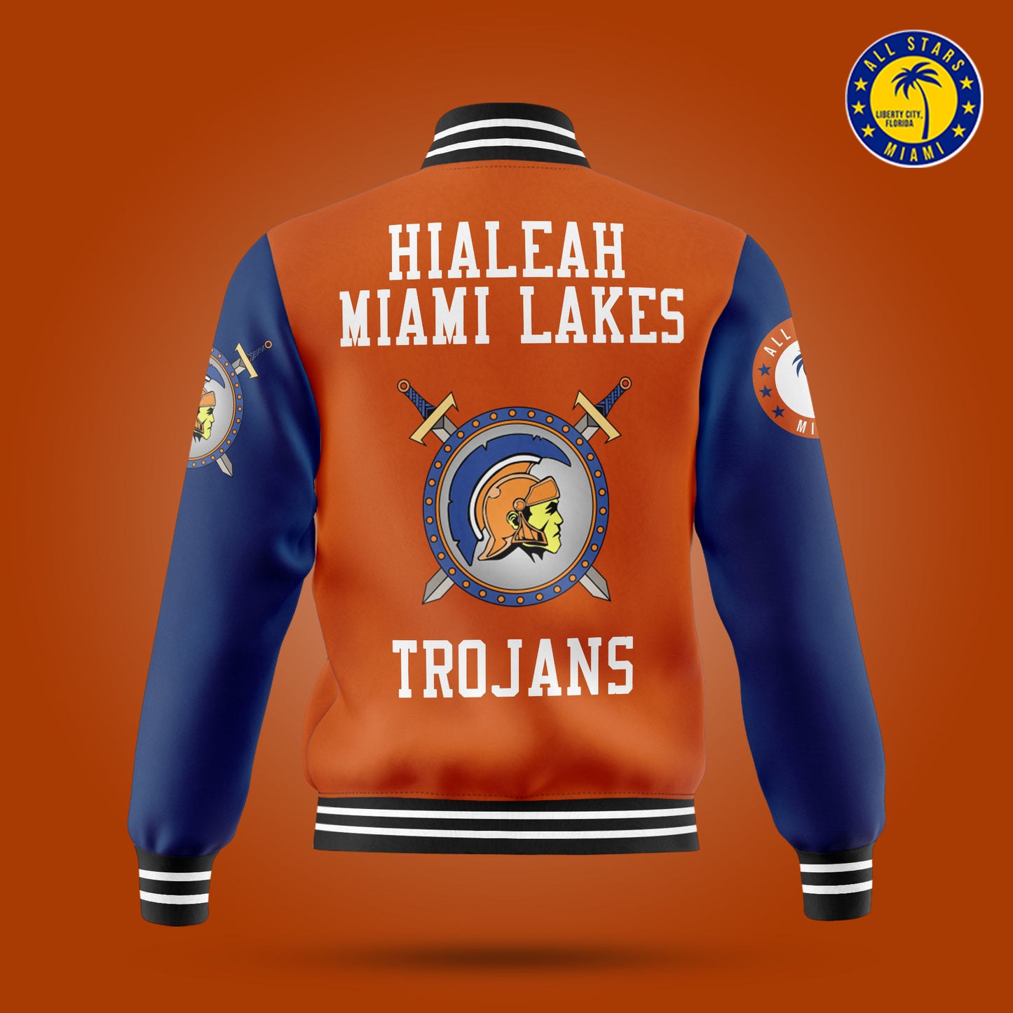 HML TROJANS VARSITY LETTERMAN JACKET