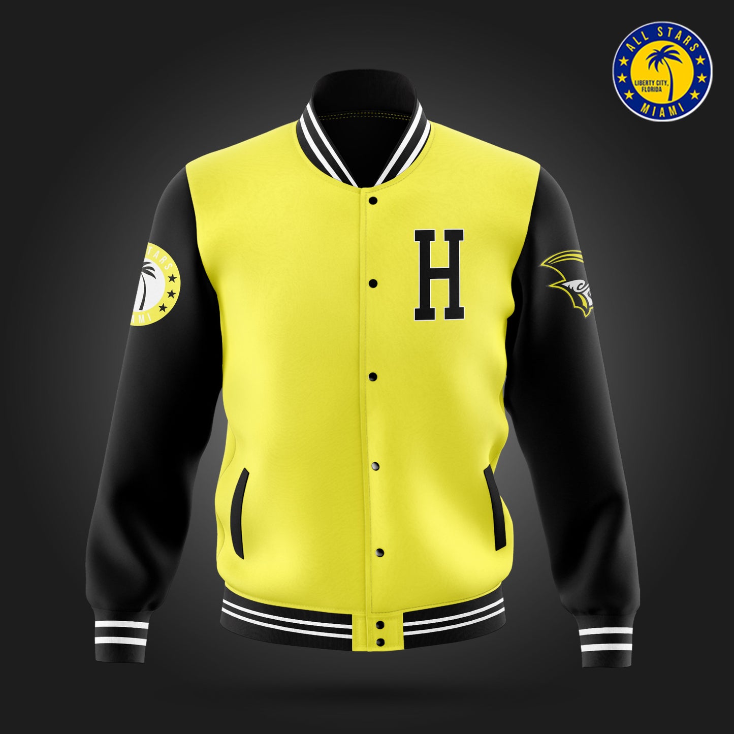 PATRIOTS VARSITY LETTERMAN JACKET