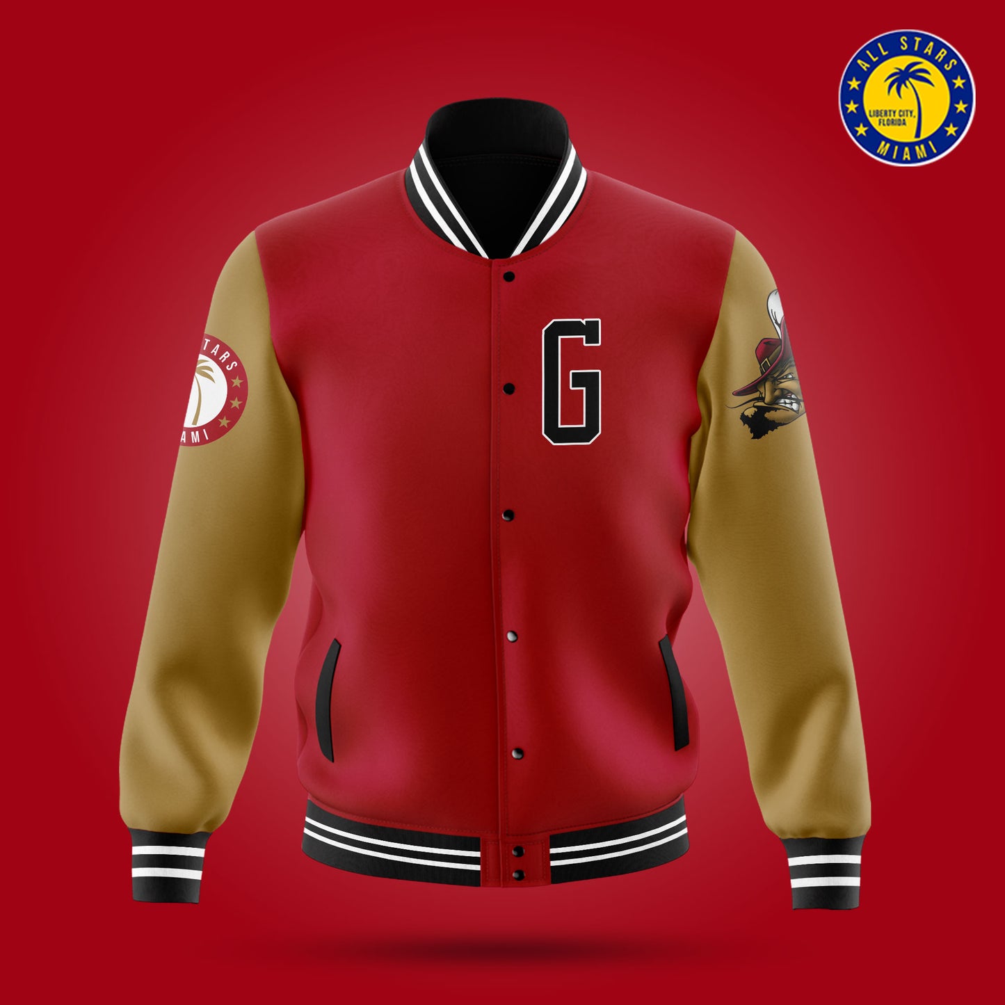 CORAL GABLES VARSITY LETTERMAN JACKET