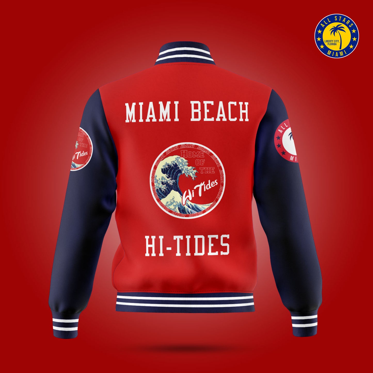 Miami Beach VARSITY LETTERMAN JACKET