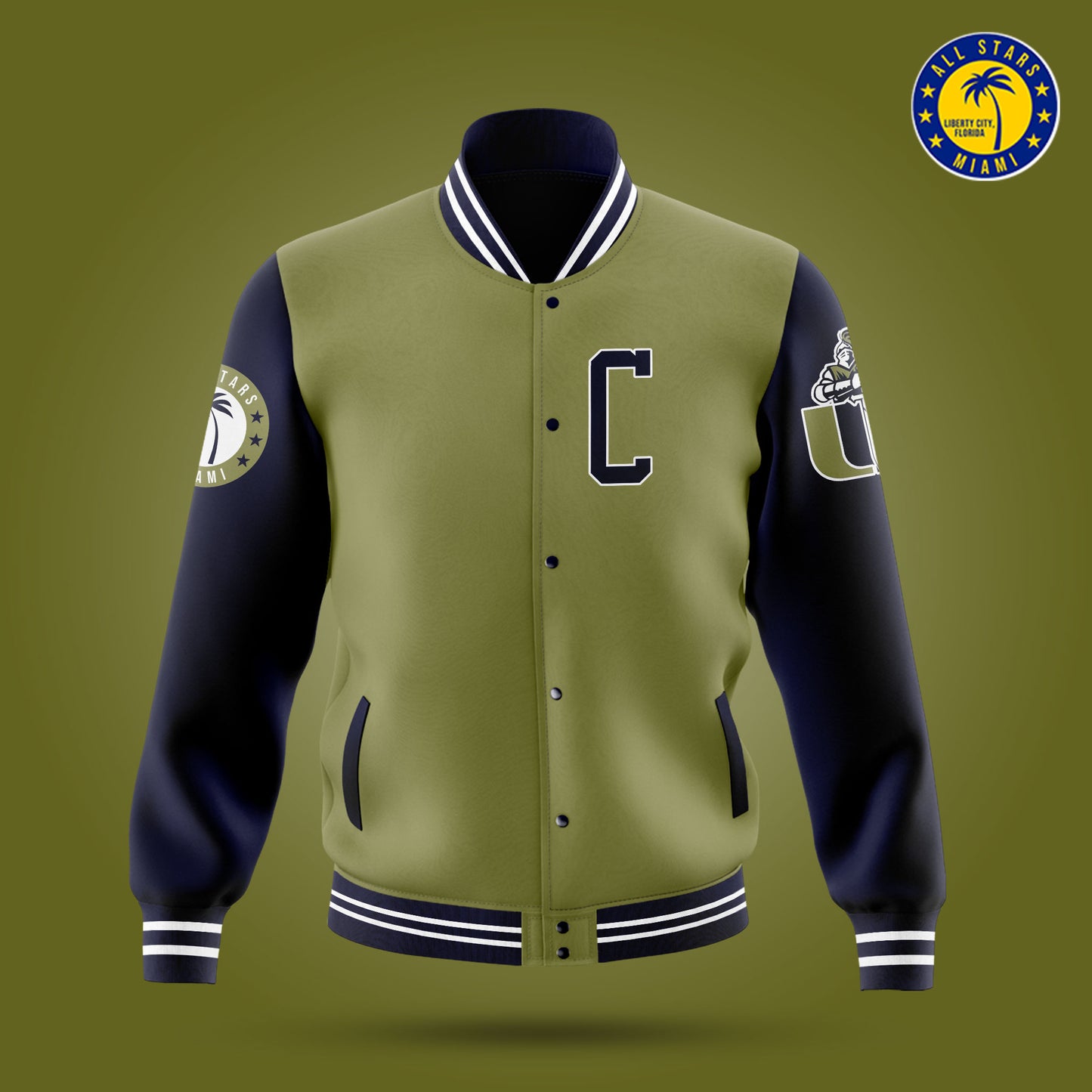 UNIVERSITY CRISTIAN VARSITY LETTERMAN JACKET