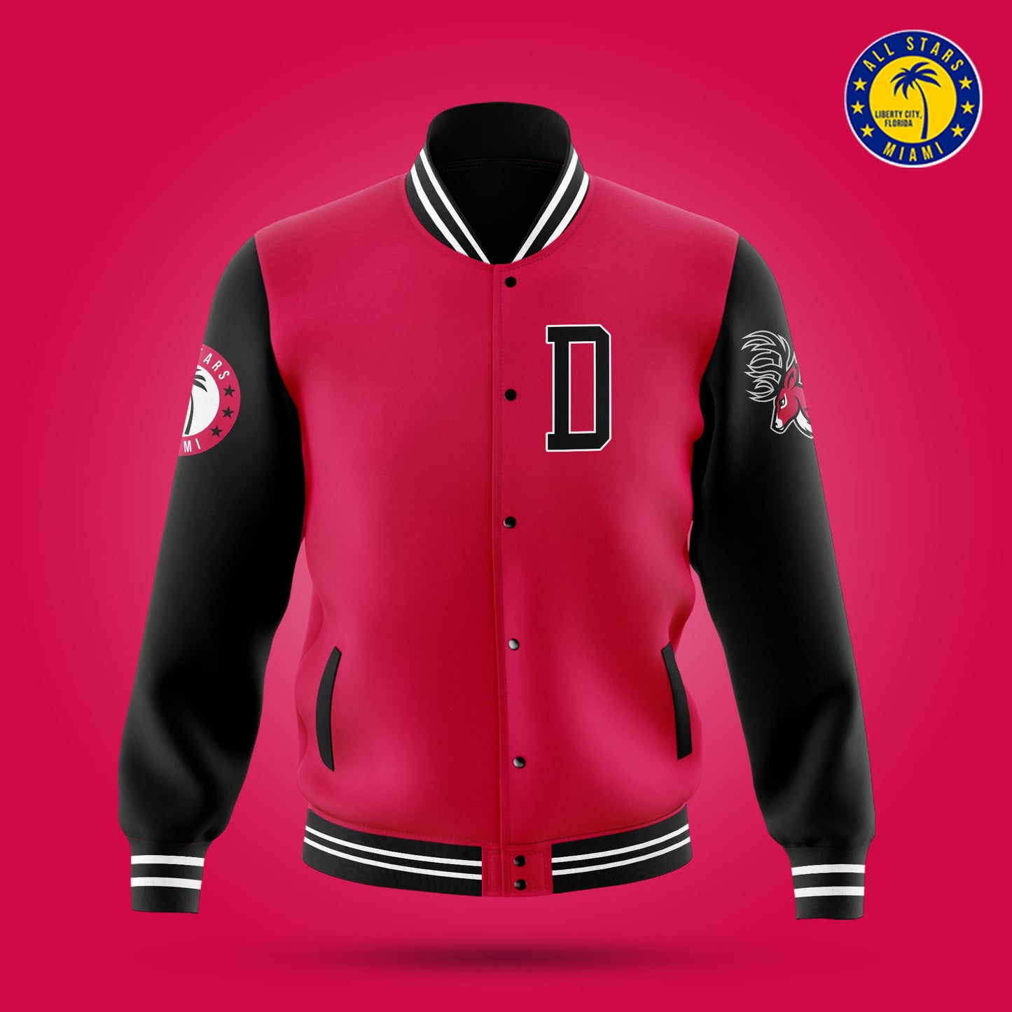 DEERFIELD BEACH VARSITY LETTERMAN JACKET