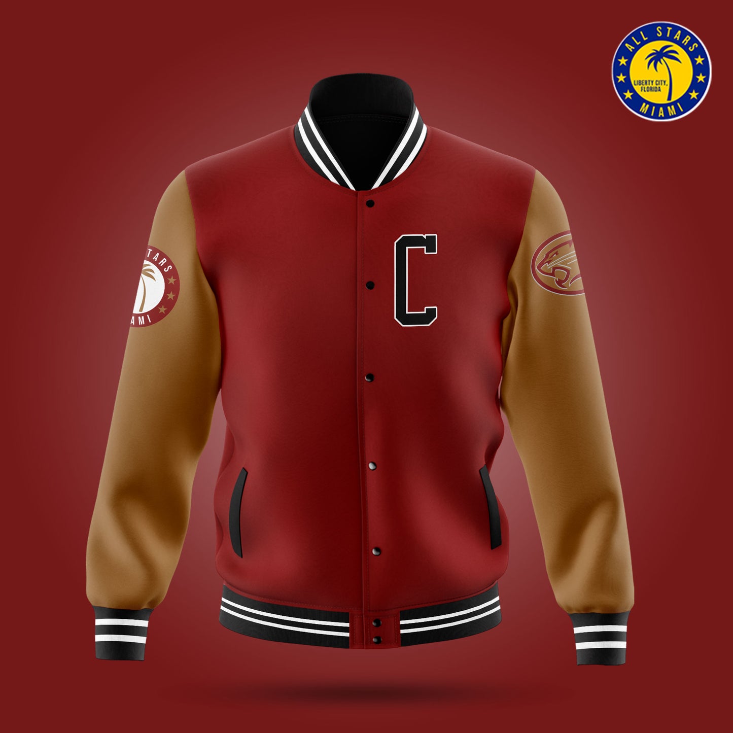 COCONUT CREEK VARSITY LETTERMAN JACKET