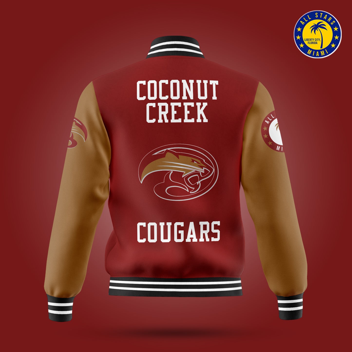 COCONUT CREEK VARSITY LETTERMAN JACKET