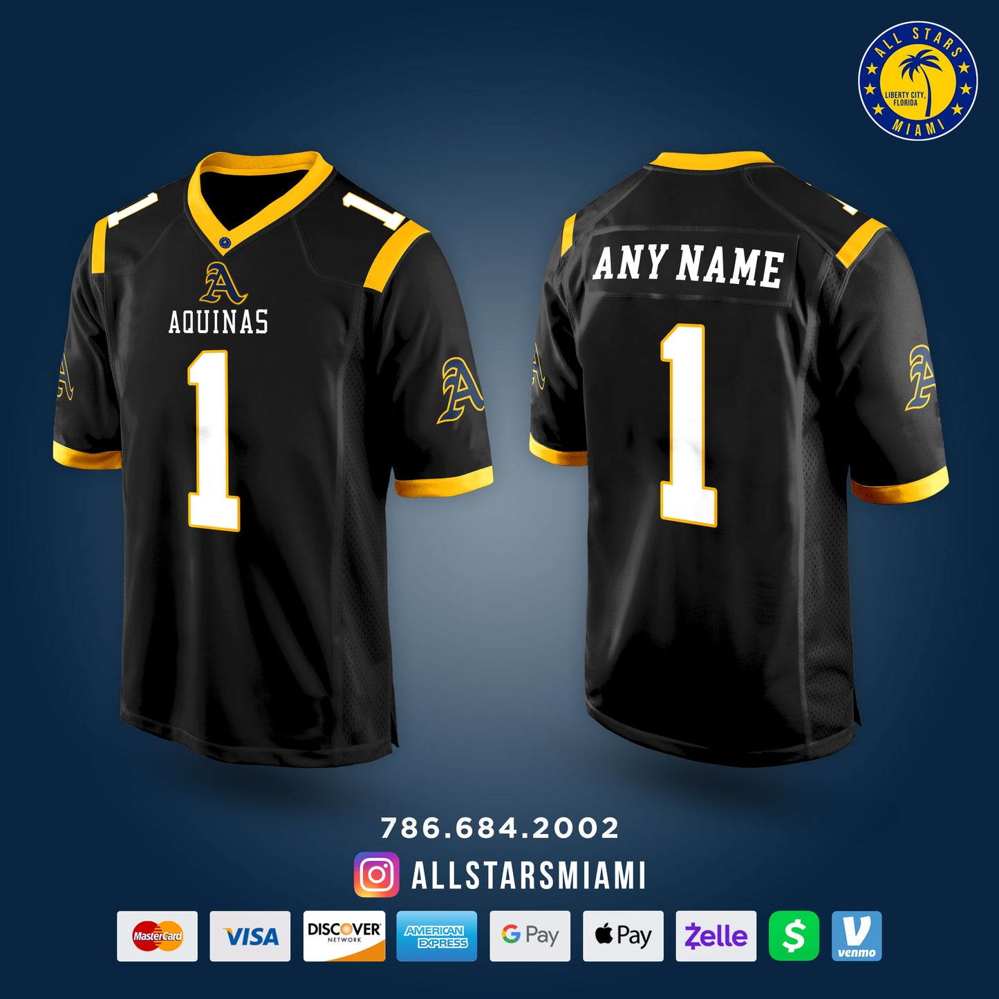 ST THOMAS AQUINAS RAIDERS FOOTBALL JERSEY