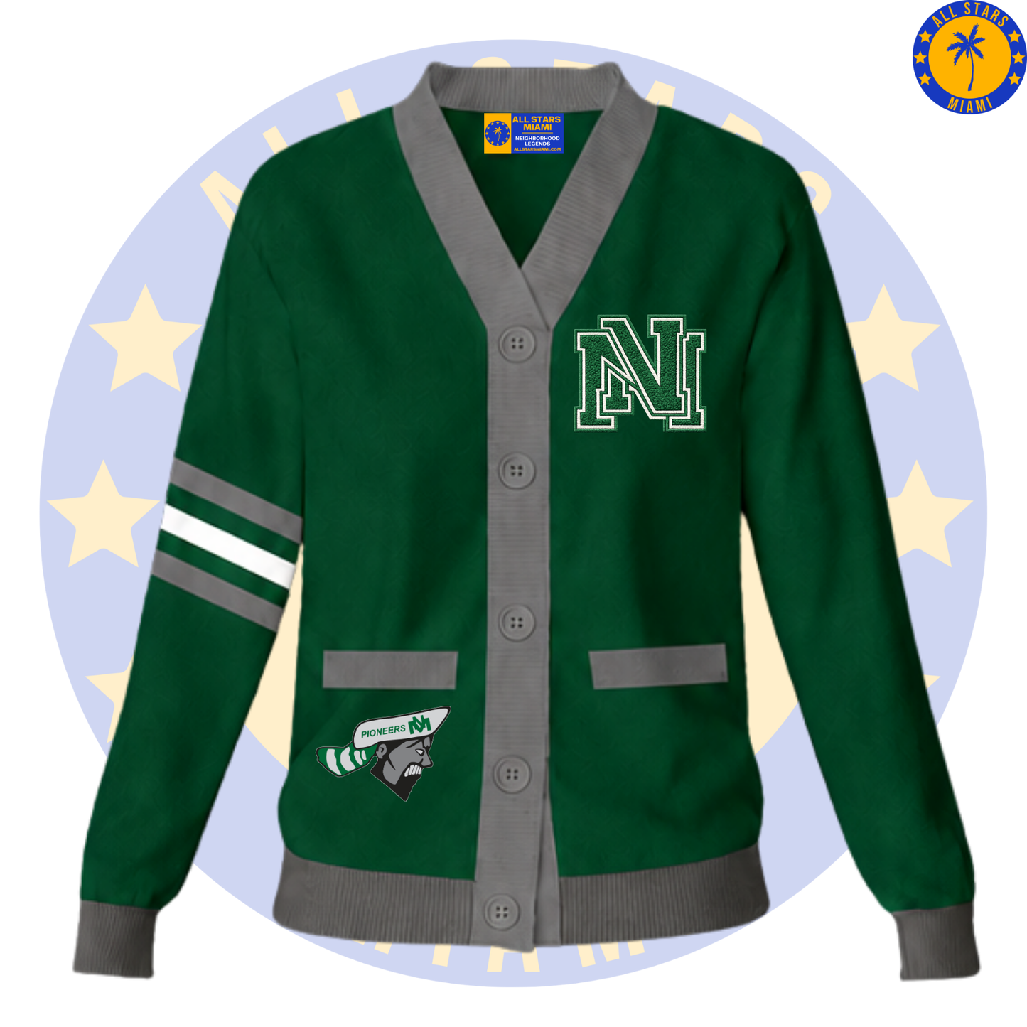 North Miami Pioneers Cardigan