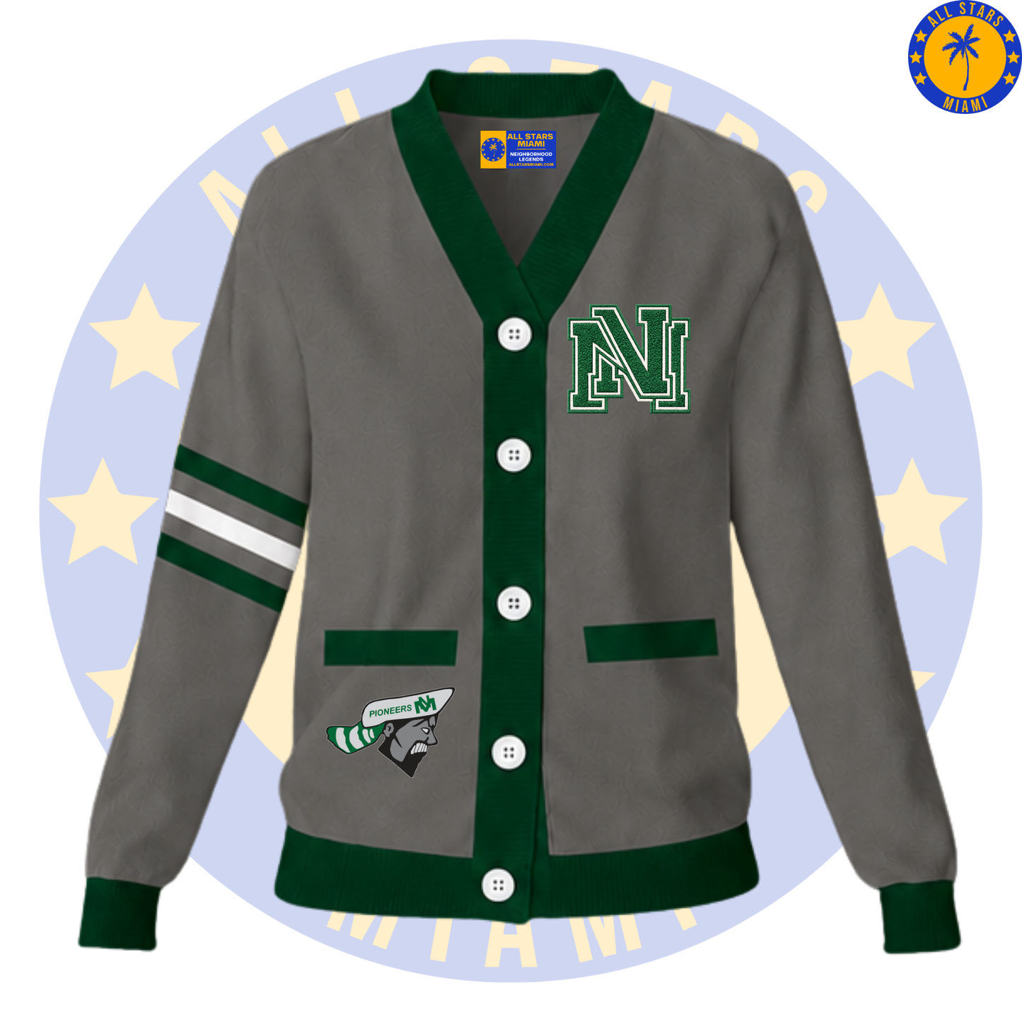 North Miami Pioneers Cardigan