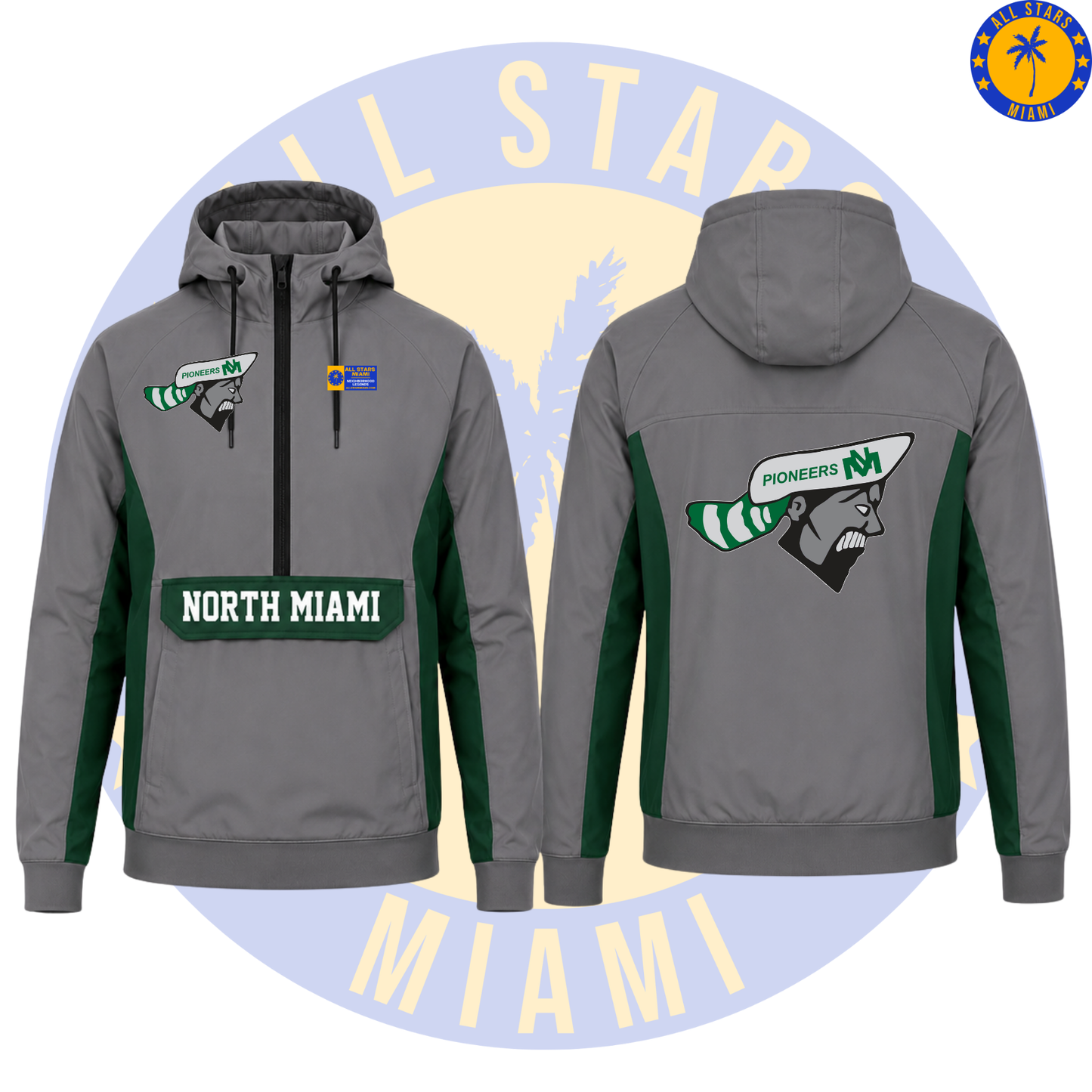 North Miami Pioneers Windbreaker Jackets