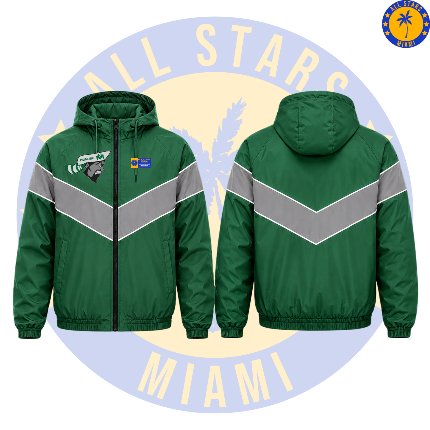 North Miami Pioneers Windbreaker Jackets