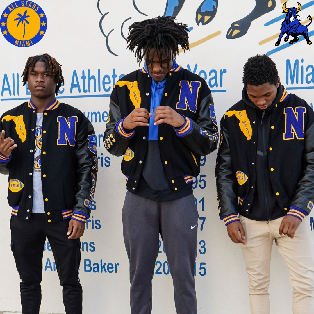 OFFICIAL MIAMI NORTHWESTERN BULLS 2024 STATE CHAMPIONSHIP JACKET