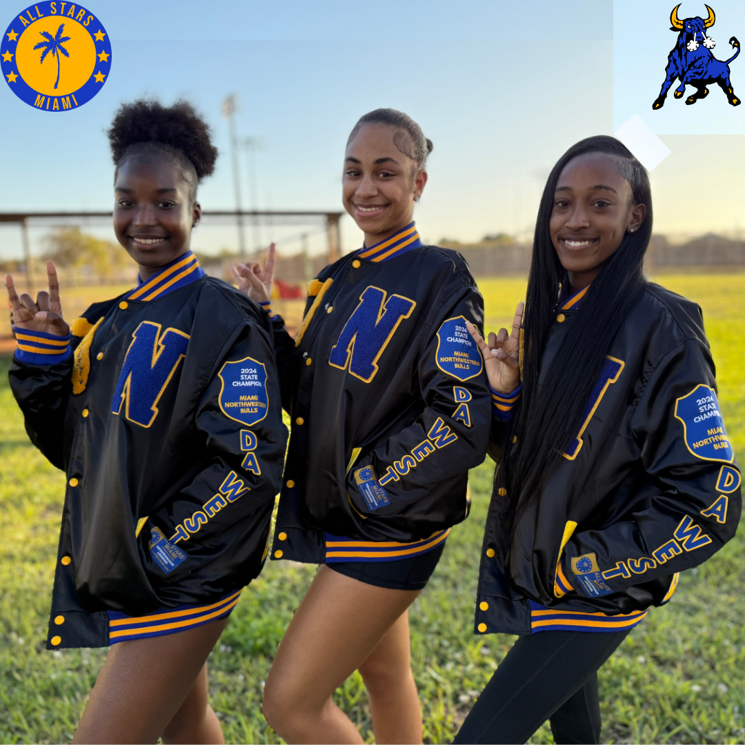 OFFICIAL MIAMI NORTHWESTERN BULLS 2024 STATE CHAMPIONSHIP JACKET