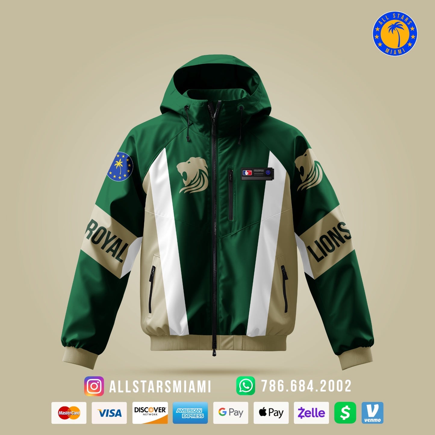 IMMACULATA-LA SALLE ROYAL LIONS WINDBREAKER JACKET