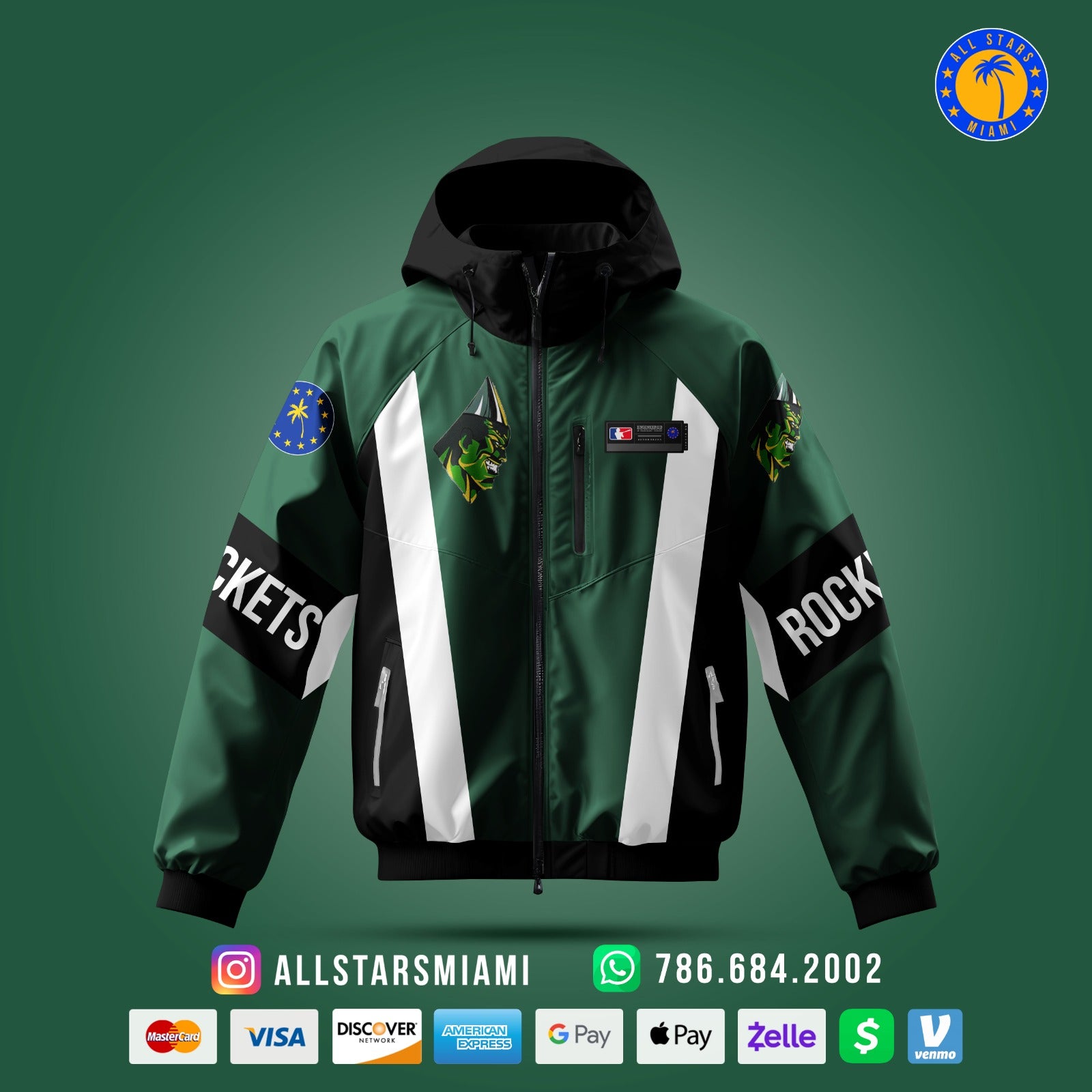 MIAMI CENTRAL ROCKETS WINDBREAKER JACKET – AllStarsMiami