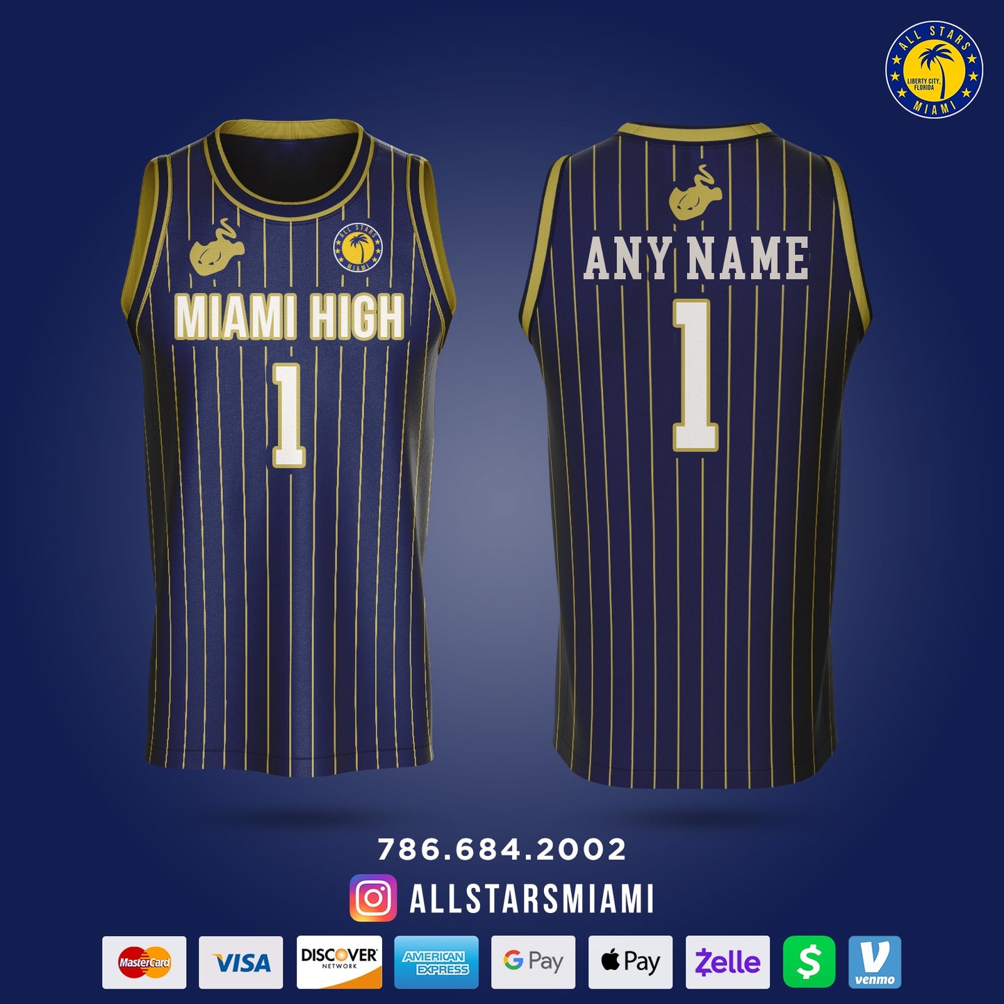 Miami High Basketball Jerseys