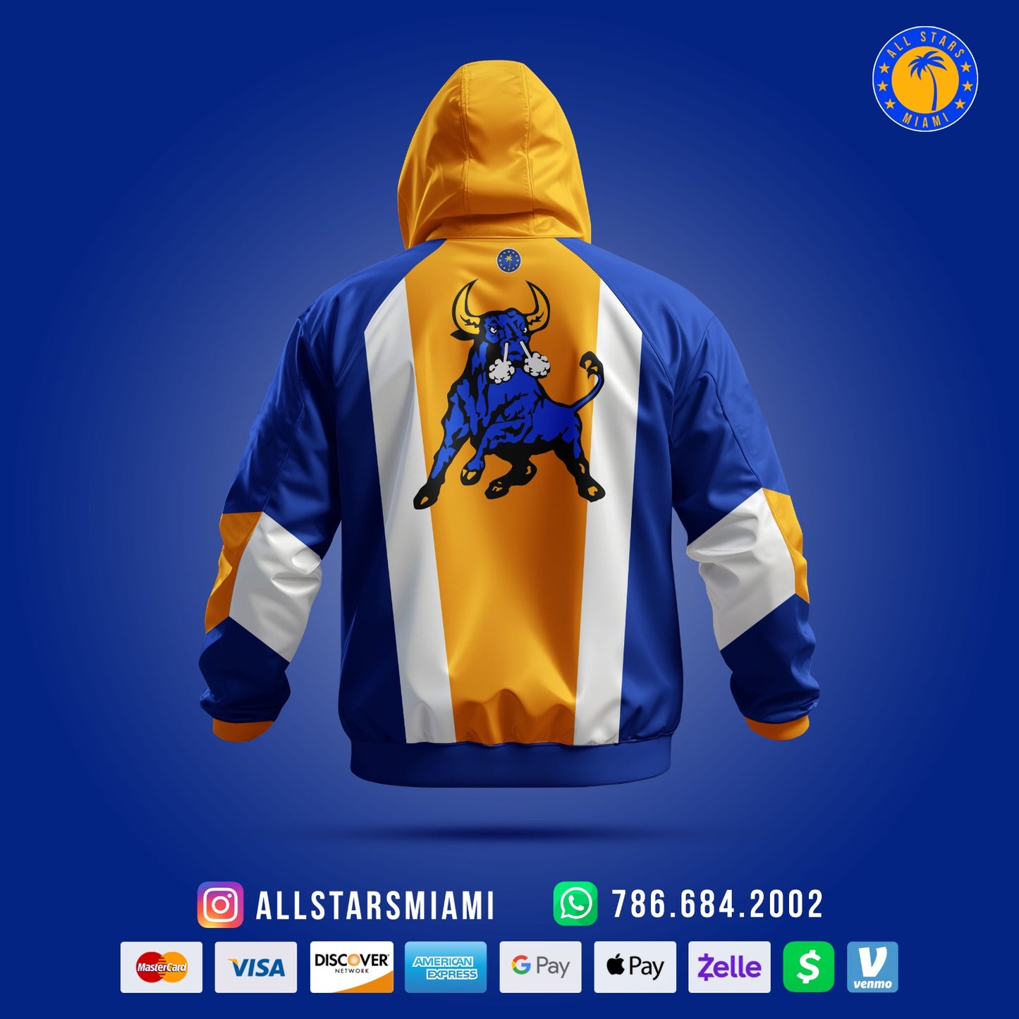 MIAMI NORTHWESTERN BULLS WINDBREAKER JACKET (LIMITED EDITION)