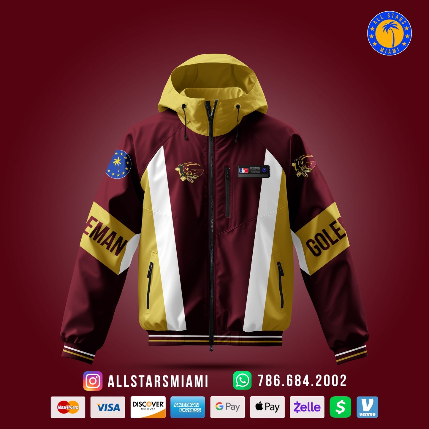 GOLEMAN GATORS WINDBREAKER JACKET