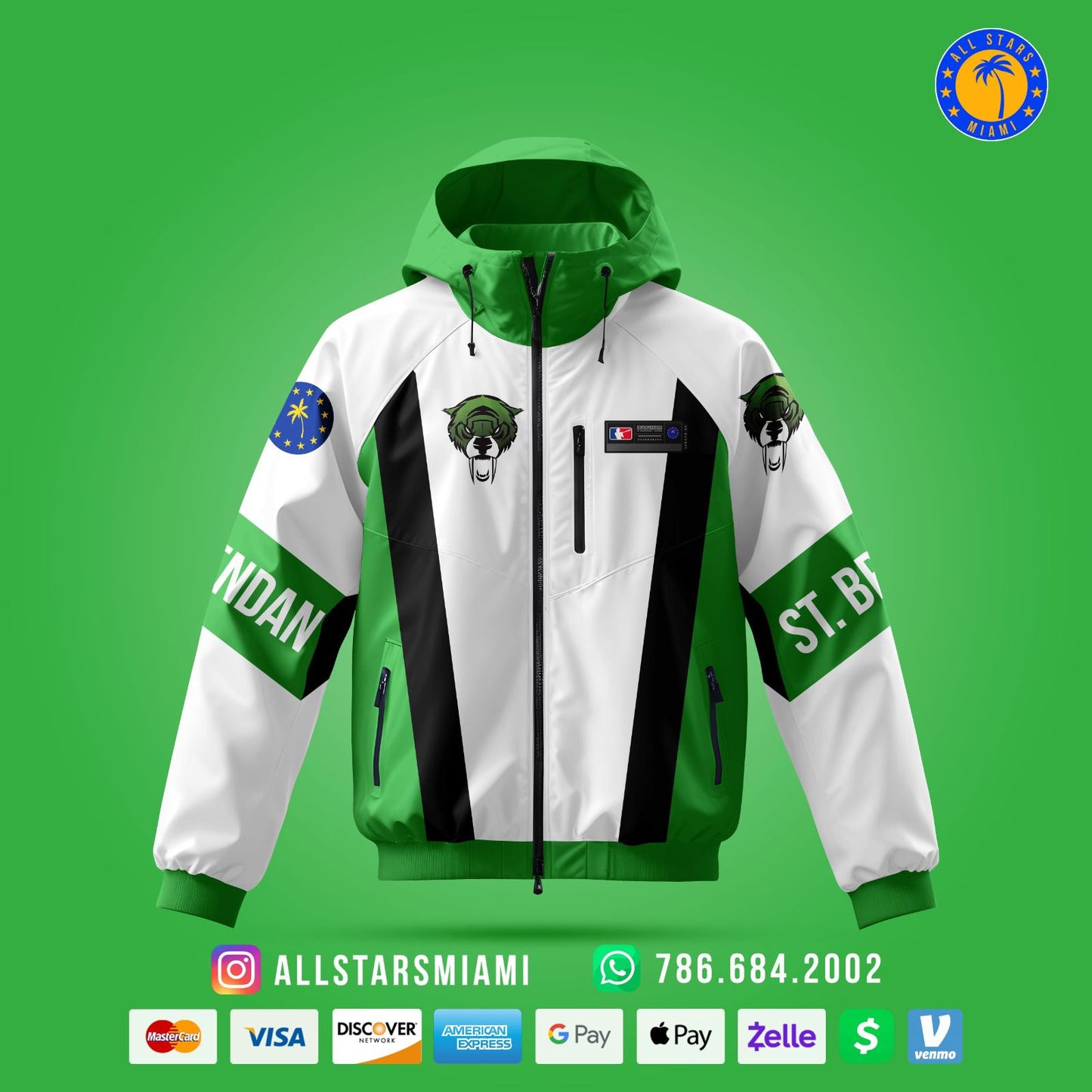 ST BRENDAN SABRES WINDBREAKER JACKET (LIMITED EDITION)