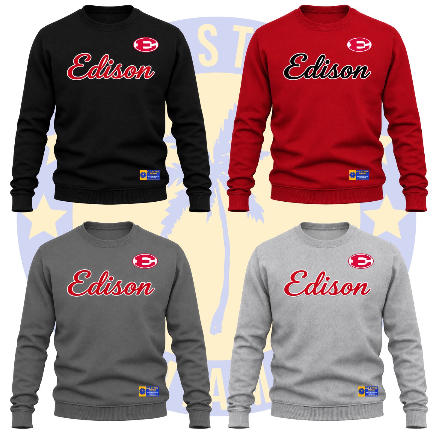 Edison Red Raiders Premium Sweater