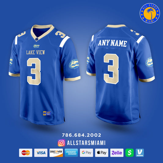 Lake View Wild Gators Football Jersey