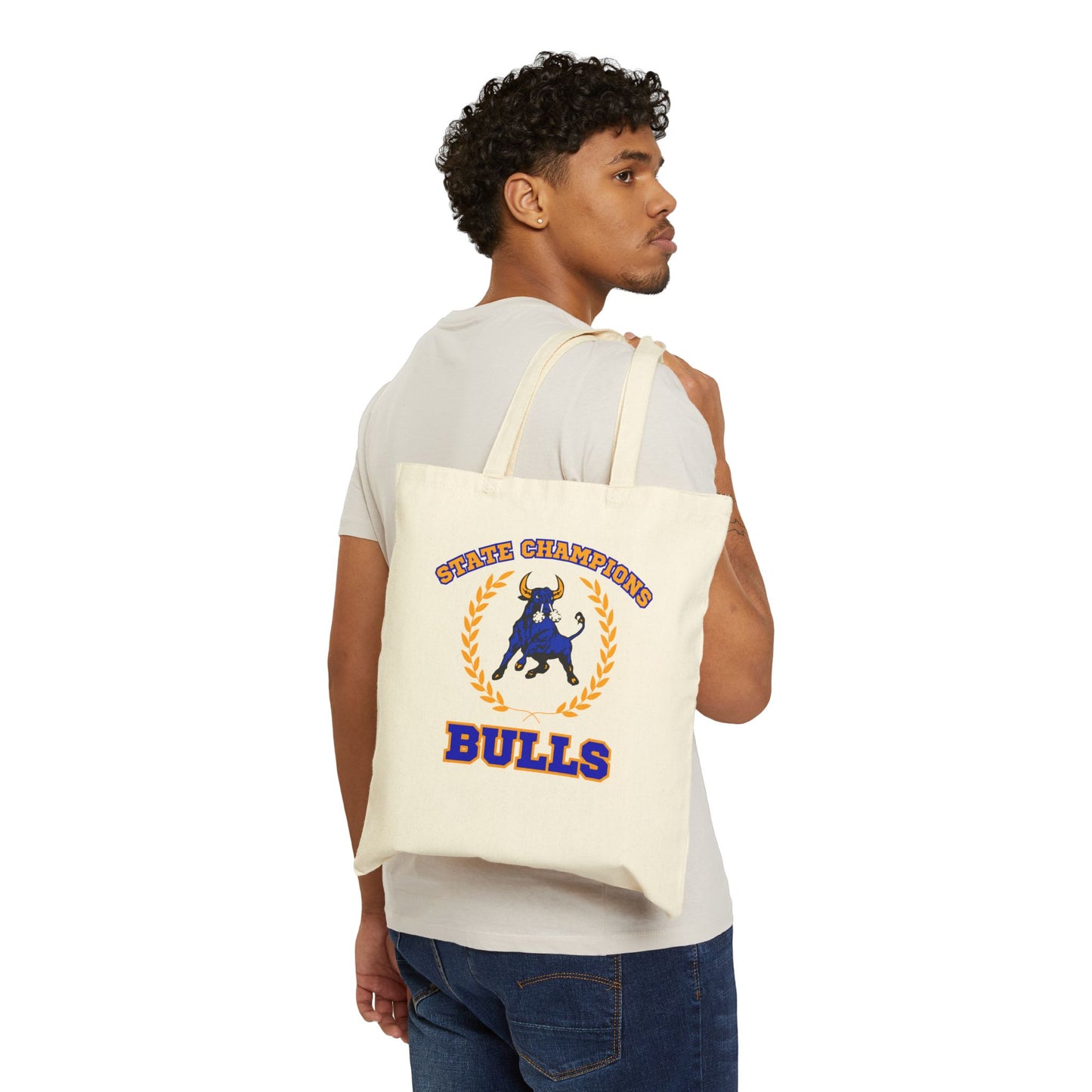 MIAMI NORTHWESTERN BULLS CHAMPIONSHIP COTTON CANVAS TOTE