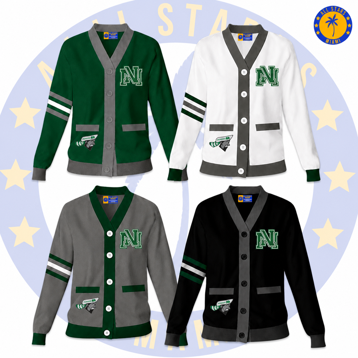 North Miami Pioneers Cardigan