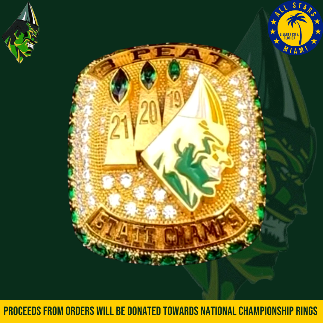 EXCLUSIVE NATIONAL CHAMPIONSHIP MIAMI CENTRAL ROCKETS LETTERMAN JACKET ...