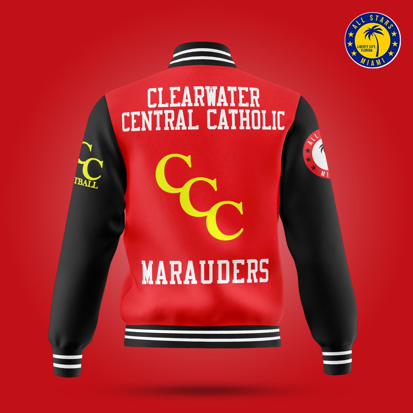 CLEARWATER CENTRAL CATHOLIC VARSITY LETTERMAN JACKET