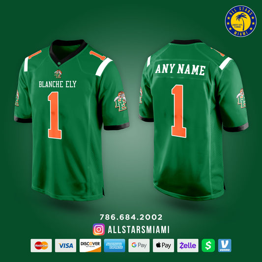 BLANCHE ELY TIGERS FOOTBALL JERSEY